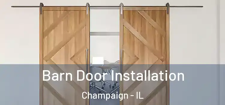 Barn Door Installation Champaign - IL