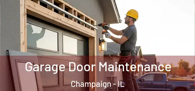  Garage Door Maintenance Champaign - IL